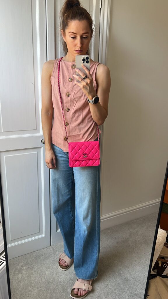 Chanel Quilted Bright Pink Chain Clutch (RRP £3320) - Product Image 2