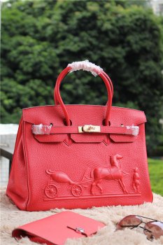 Hermes Birkin Horse Togo Leather Red 35cm | Studio Nafay
