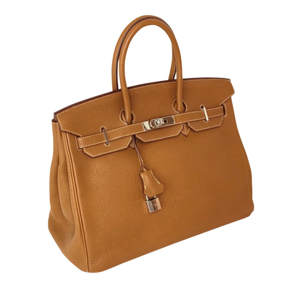 HermesBirkin 35 Bag Gold Togo PHW