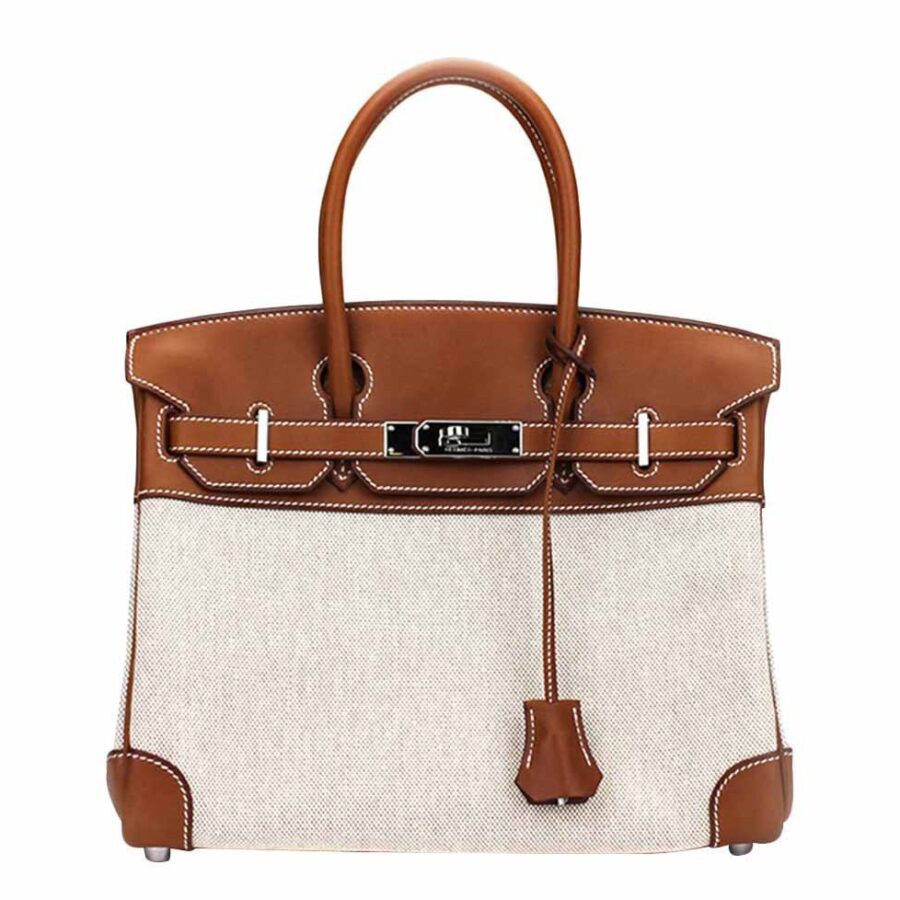 HermesBirkin 30 Bag Toile Natural | Studio Nafay
