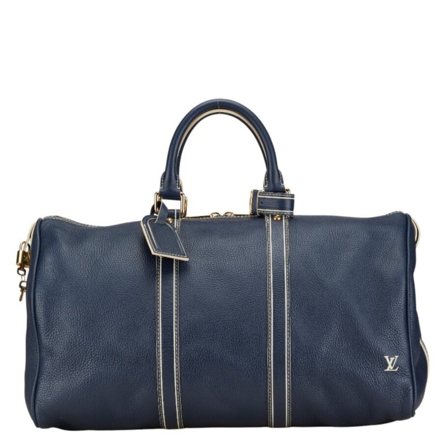 Louis Vuitton Leather Boston Bag Handbag