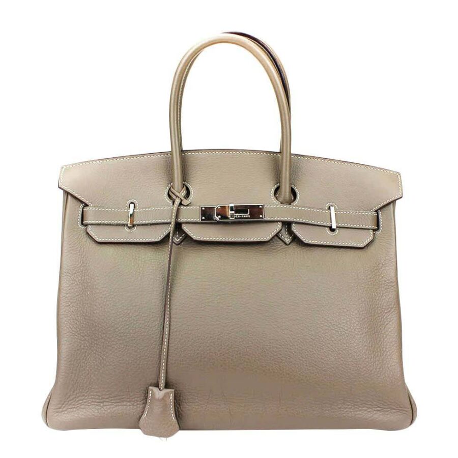 HermesBirkin 35 Etoupe Taupe Bag PHW | Studio Nafay