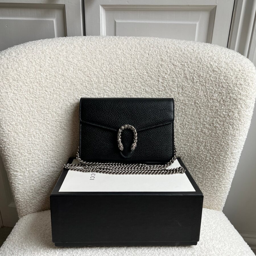 Gucci Dionysus Black Mini Chain Bag (RRP £1340) | Studio Nafay