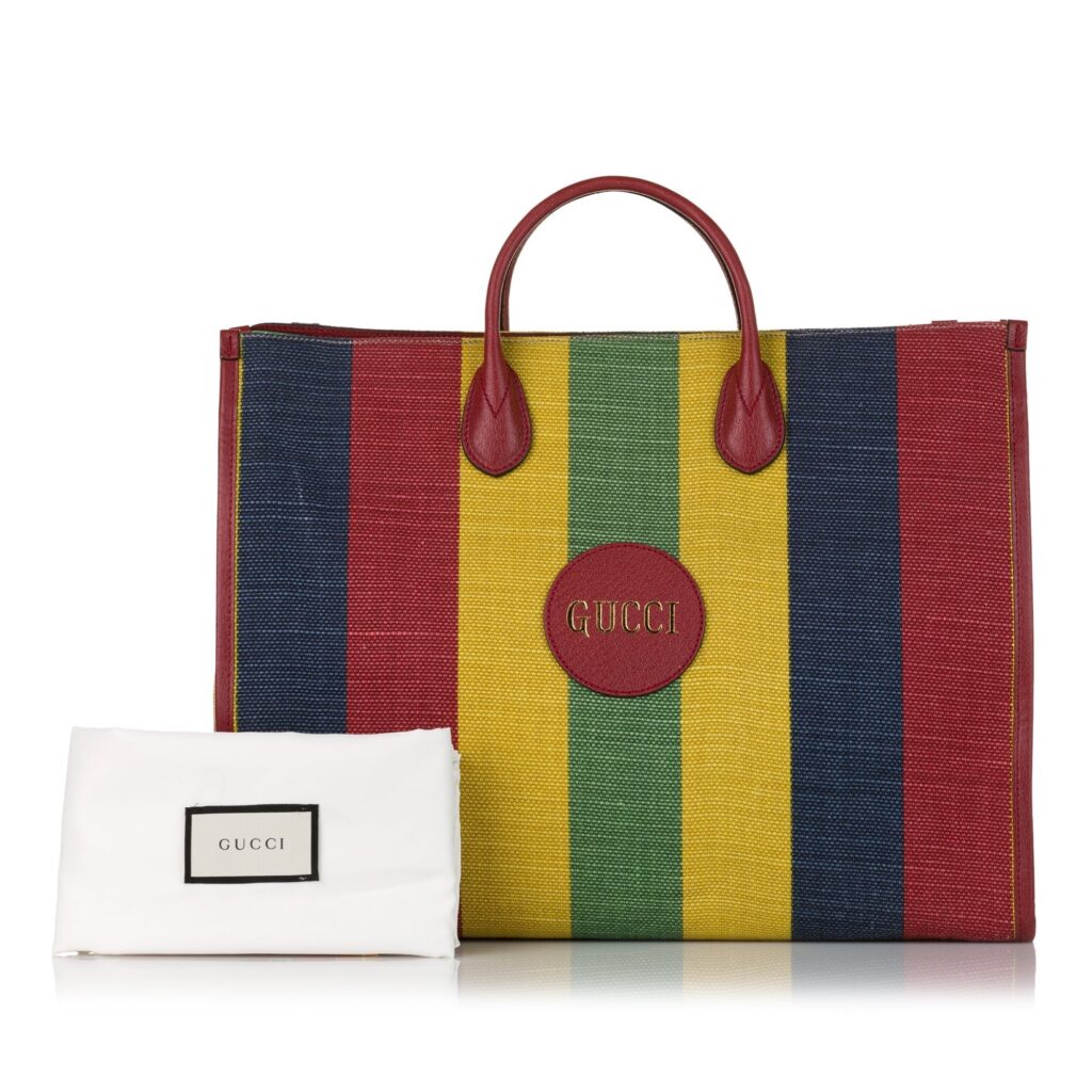 Gucci Baiadera Shopper Stripe Canvas - Product Image 2