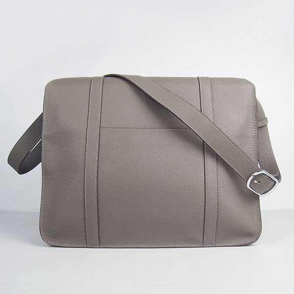 Luxury Hermes Steve Ladies Lambskin Khaki Handbag | Studio Nafay