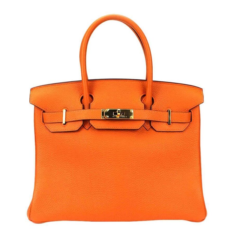 HermesBirkin 30 Orange Bag PHW | Studio Nafay