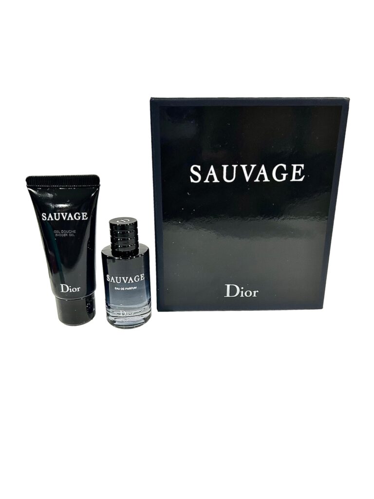 Dior SAUVAGE Perfume & Shower Gel Men Travel MINI SET (Perfume 10 ML / 0.34 Fl Oz & Shower Gel 20 ml) - Product Image 2