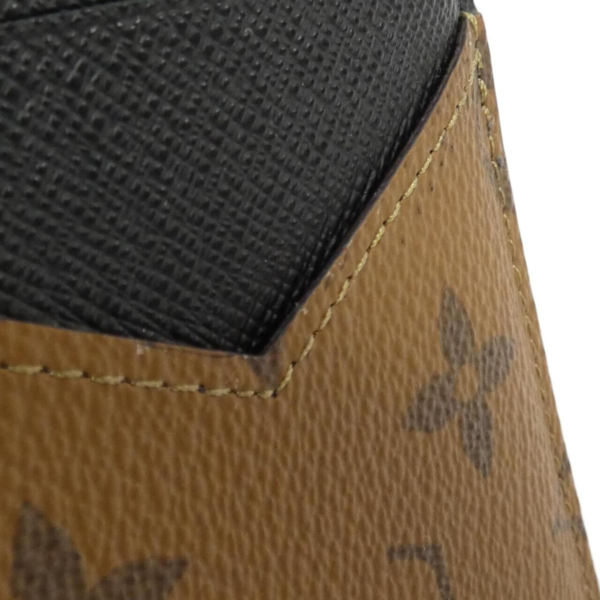 Louis Vuitton Monogram Reversee Porte Jaeger Le Coultre Rome Coin & Card Case