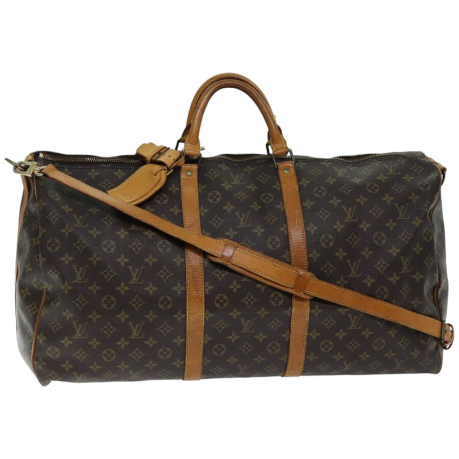 LOUIS VUITTON Monogram Keepall Bandouliere 60 Boston Bag LV Auth 74731 | Studio Nafay