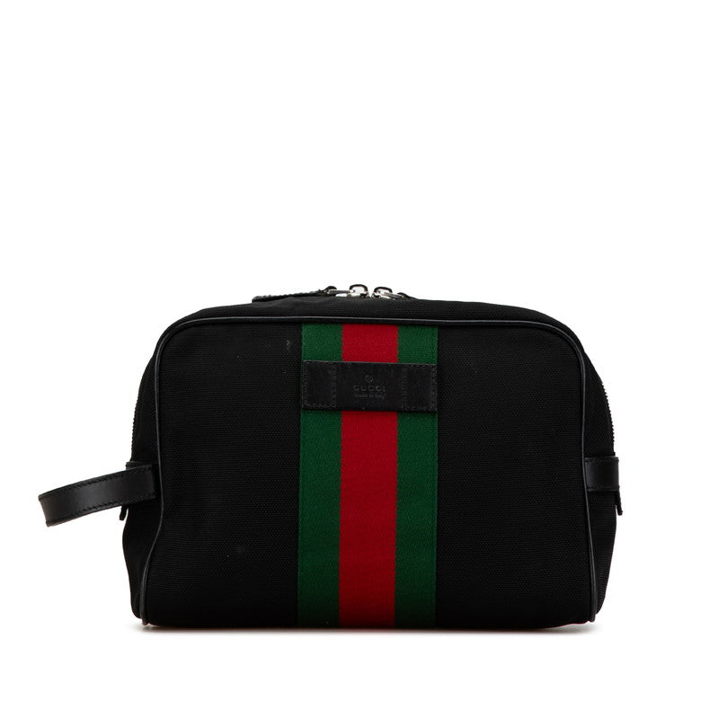 Gucci Canvas Leather Clutch Bag 630916 | Studio Nafay