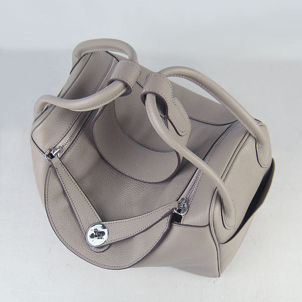 Luxury Hermes Lindy 34cm handbag 6208 grey | Studio Nafay