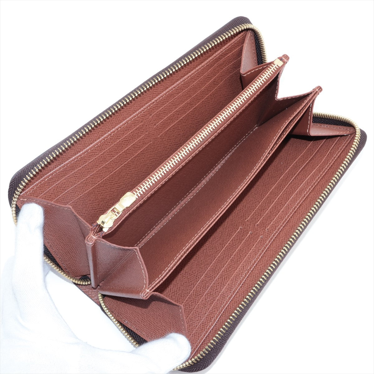 Louis Vuitton monogram zipper wallet round zipper wallet