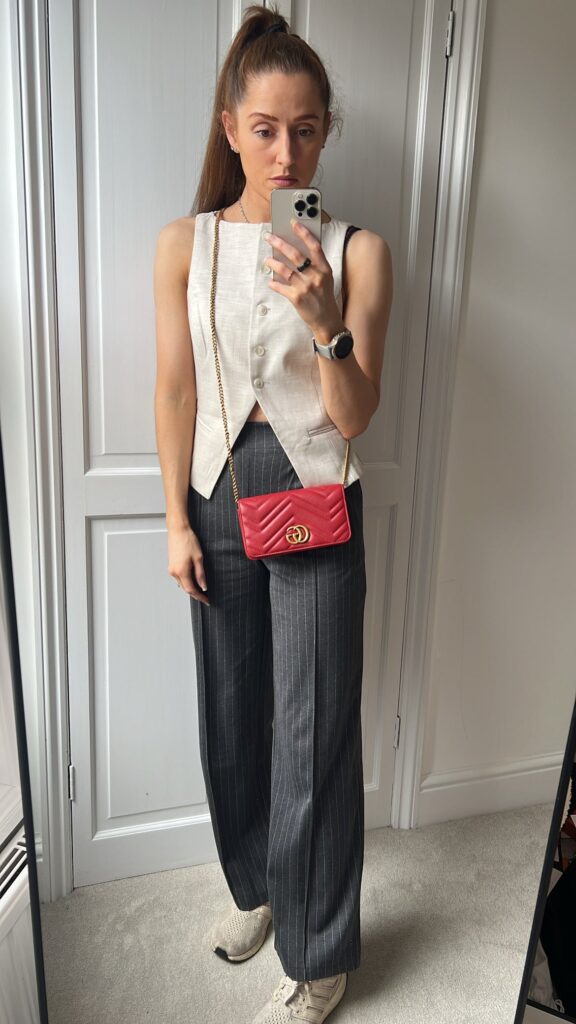 Gucci GG Hibiscus Red Marmont 2.0 Flap Chain Bag - Product Image 2