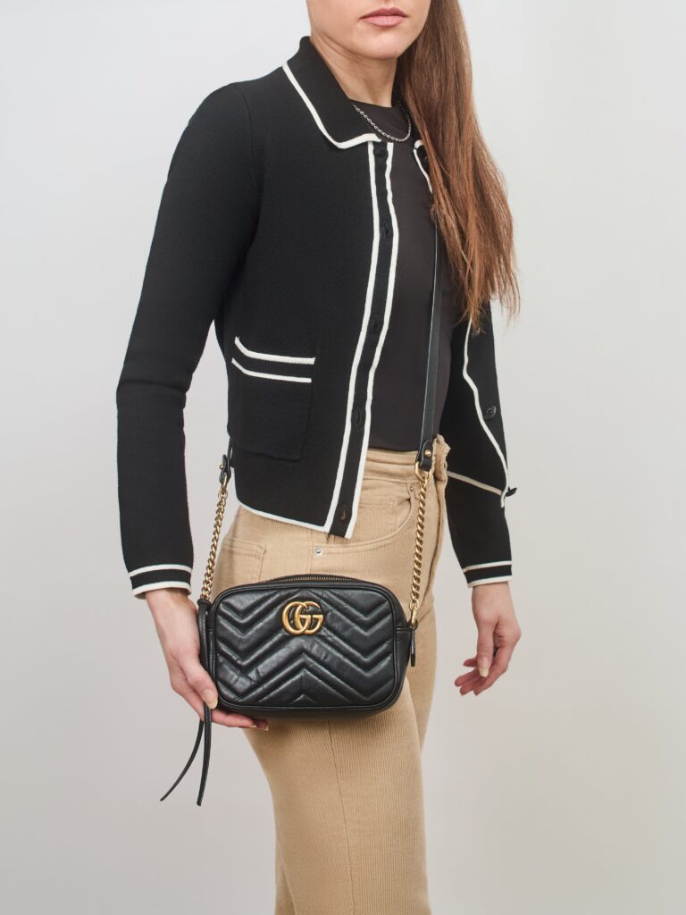 Gucci GG Hot Pink Marmont Mini Shoulder Bag (RRP £1,360) - Product Image 2