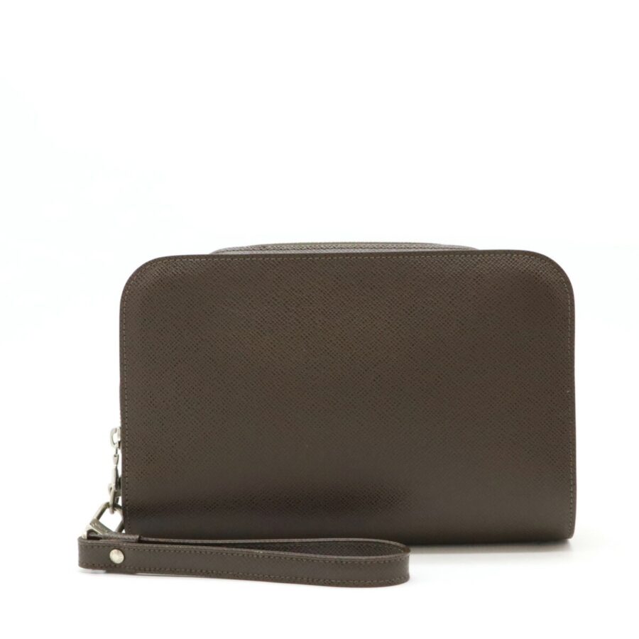 Louis Vuitton Grizzly Leather Clutch Bag Handbag
