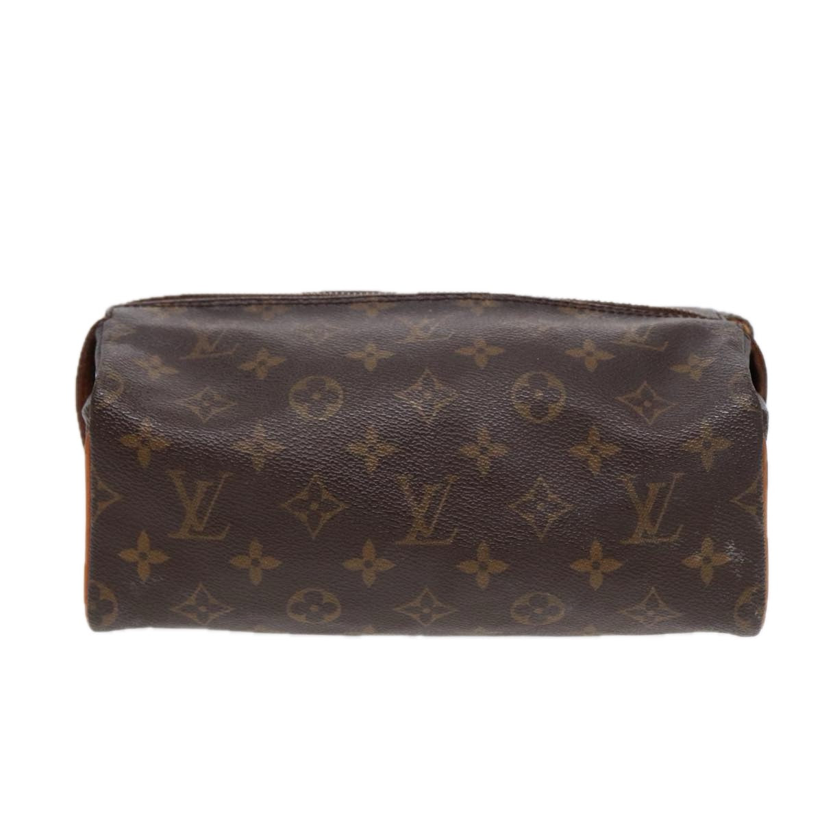 LOUIS VUITTON Monogram Trousse Patte Pression Cosmetic Pouch Auth 85071
