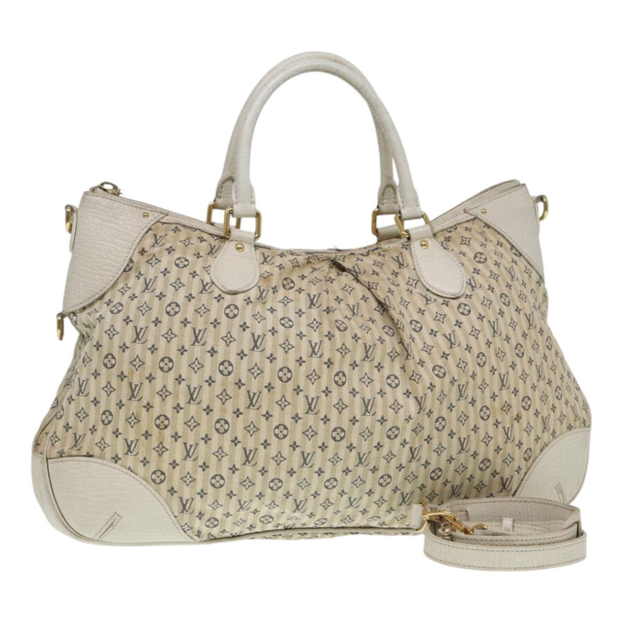 LOUIS VUITTON Monogram Mini Lin Croisette Marina GM Bag 2way Auth 85081 | Studio Nafay
