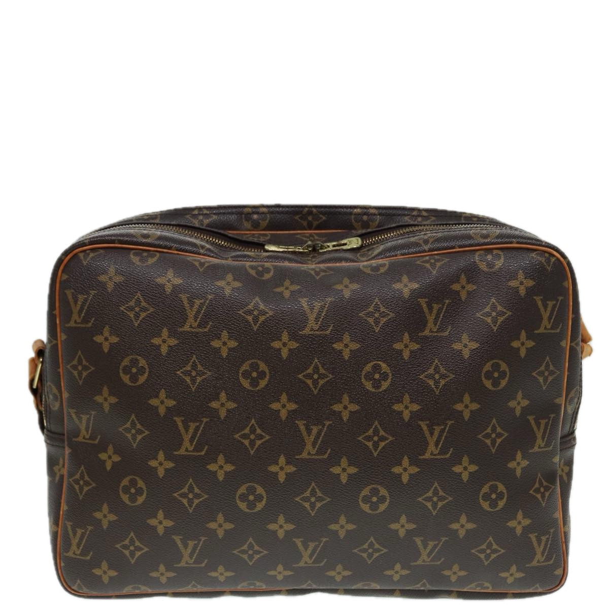 LOUIS VUITTON Monogram Reporter GM Shoulder Bag LV Auth 85673