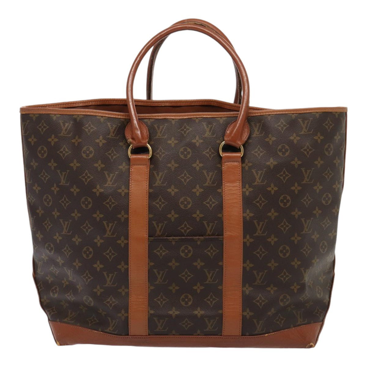 LOUIS VUITTON Monogram Sac Weekend GM Tote Bag LV Auth 87574