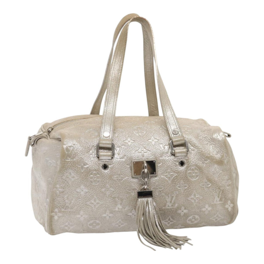 LOUIS VUITTON Monogram Shimmer Comet Shoulder Bag Silver LV Auth 87612 | Studio Nafay