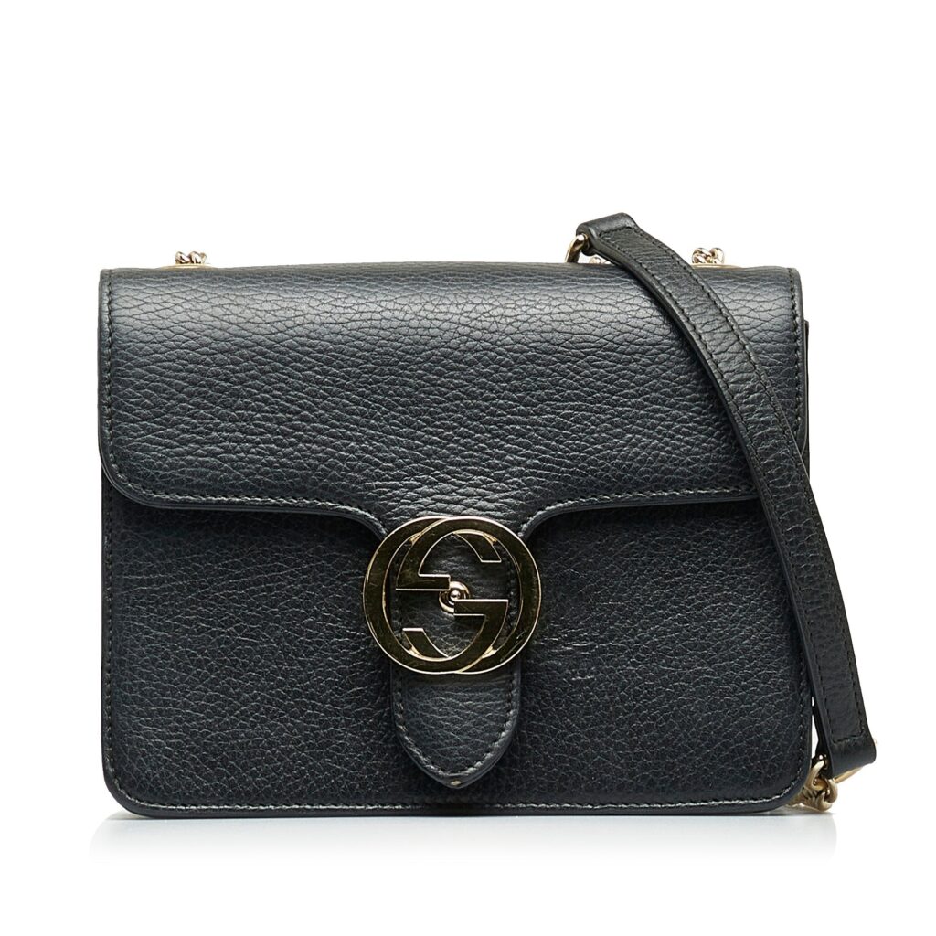 Gucci Interlocking G Black Dollar Calfskin - Product Image 2