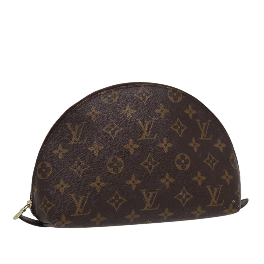 LOUIS VUITTON Monogram Trousse Demi Ronde Cosmetic Pouch LV Auth 88042 | Studio Nafay