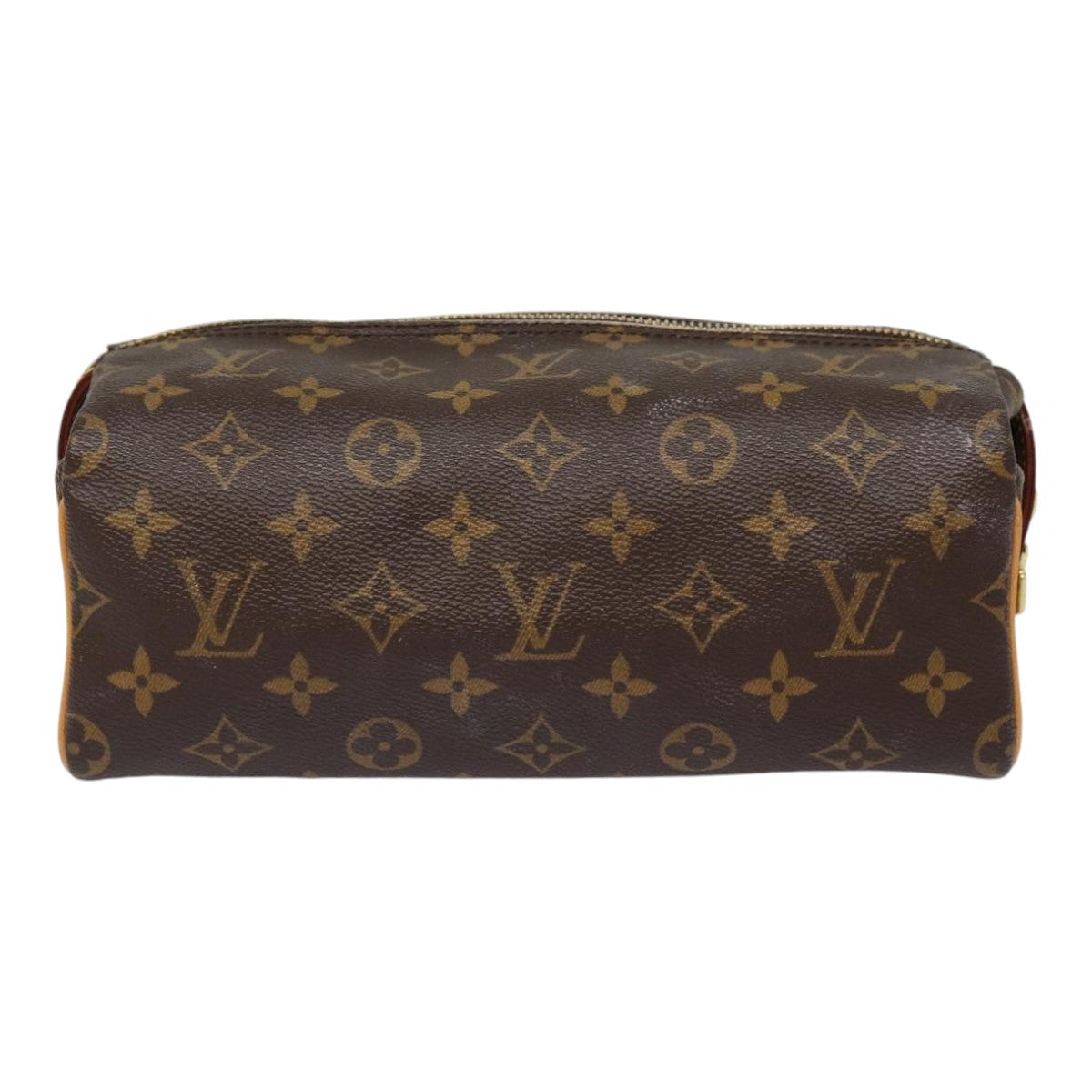 LOUIS VUITTON Monogram Trousse Patte Pression Cosmetic Pouch Auth 88458