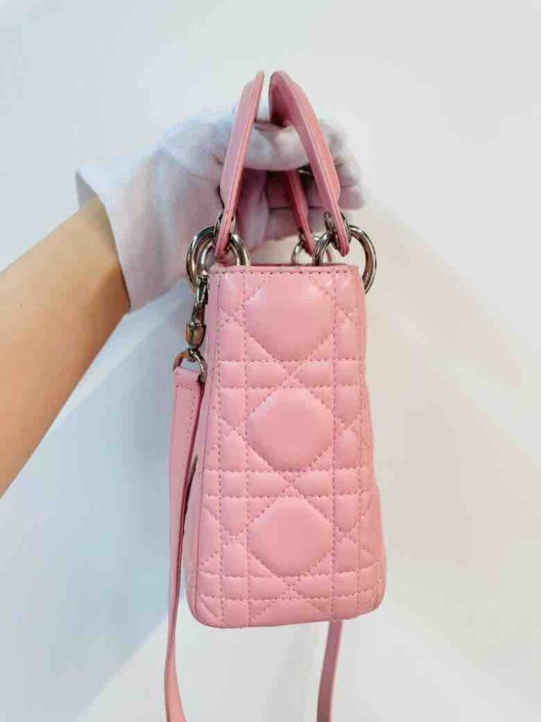 Dior Pink Mini Lady Dior Bag - Product Image 2
