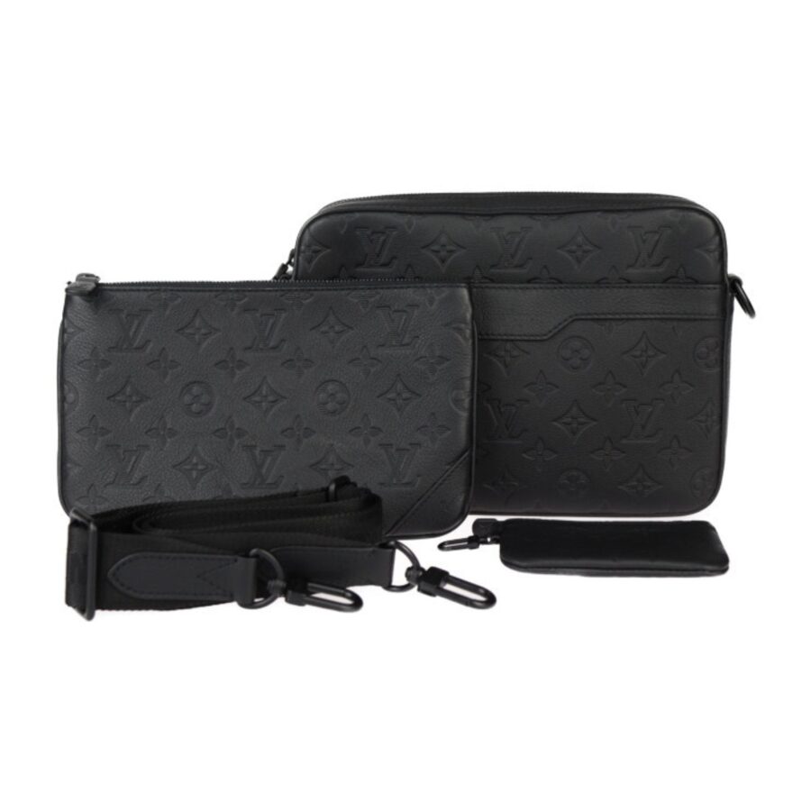 Louis Vuitton Monogram Shadow Clutch Bag Shoulder Bag ( ) | Studio Nafay