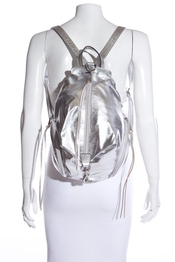 Rebecca Minkoff Silver Metallic Backpack - Product Image 2