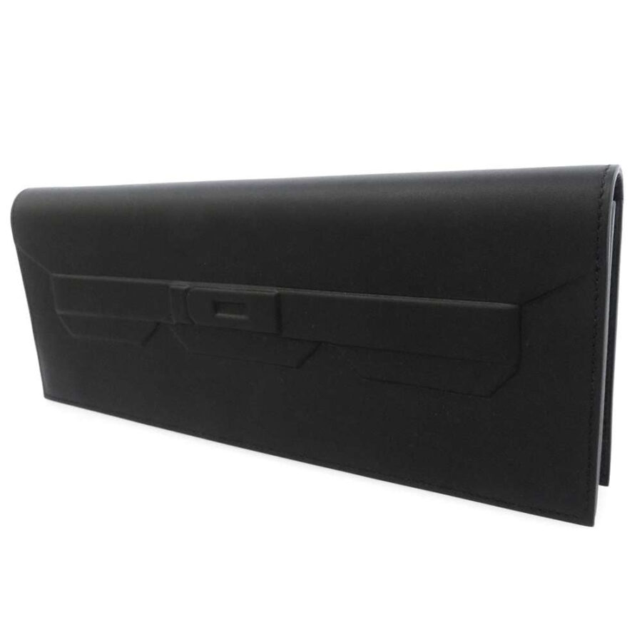 HERMES Pochette Birkin Shadow Black Swift Leather | Studio Nafay