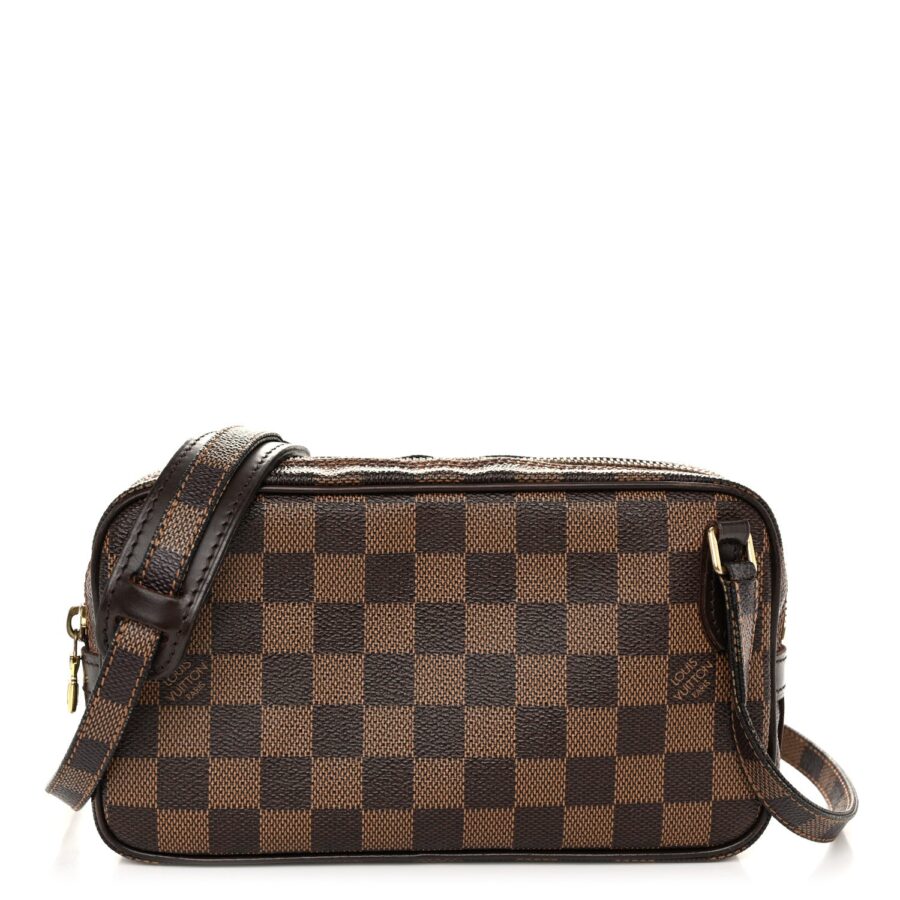 LOUIS VUITTON Made Canvas Damier Marly Bandouliere Brown