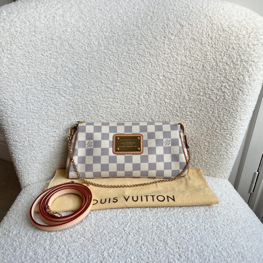 Louis Vuitton Eva Clutch Damier Azur | Studio Nafay
