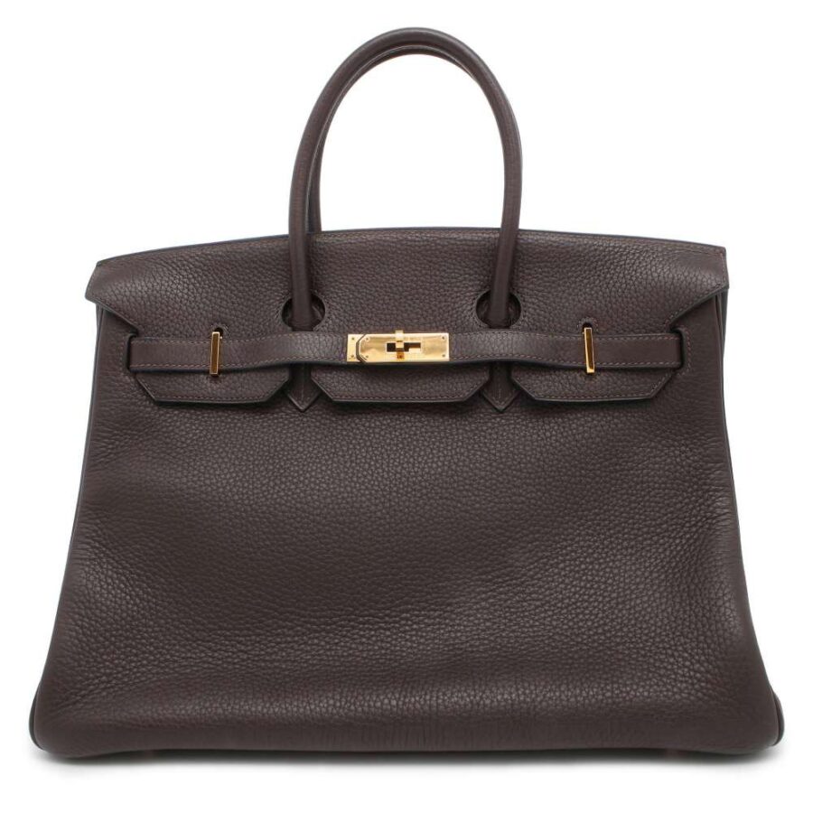HERMES Birkin Ebene Taurillon Clemence Size 35 | Studio Nafay
