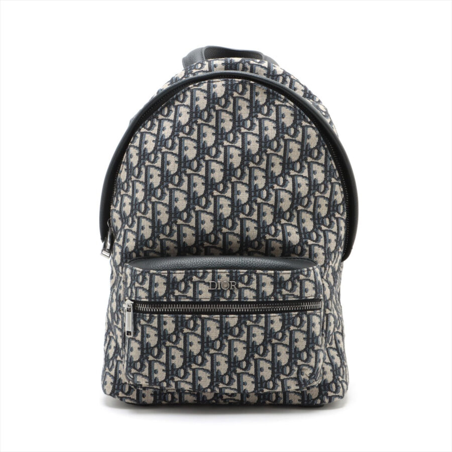 Dior Oblique Canvas Leather Backpack/Rucksack Nbey | Studio Nafay