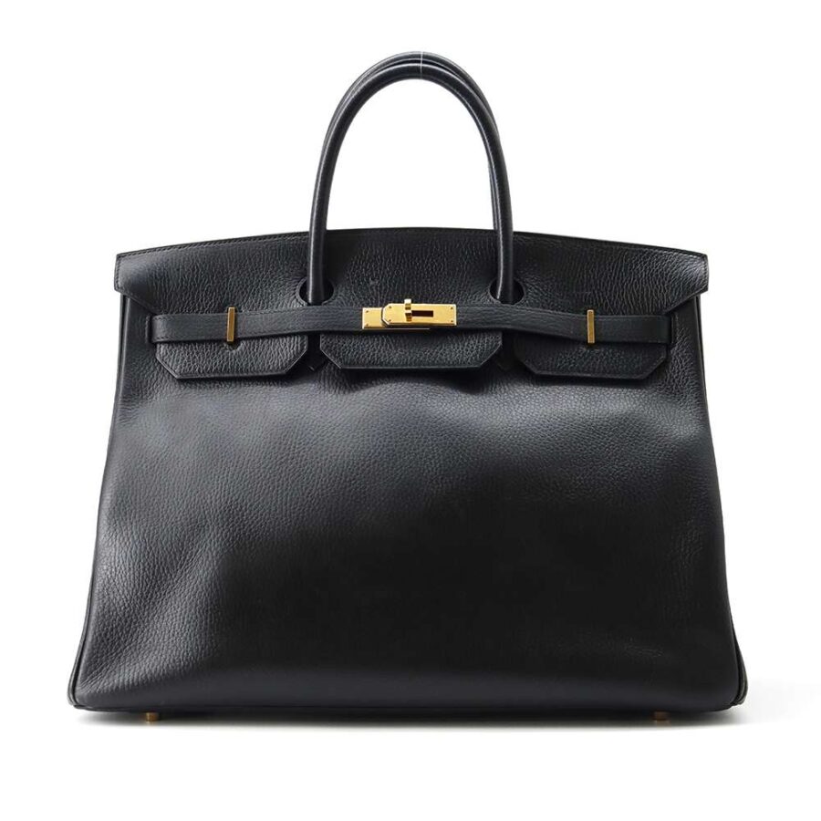 HERMES Birkin Black Ardennes Leather Size 40 | Studio Nafay