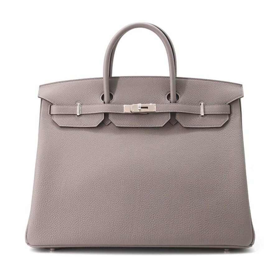 HERMES Birkin Gris Meyer Togo Leather Size 40 | Studio Nafay