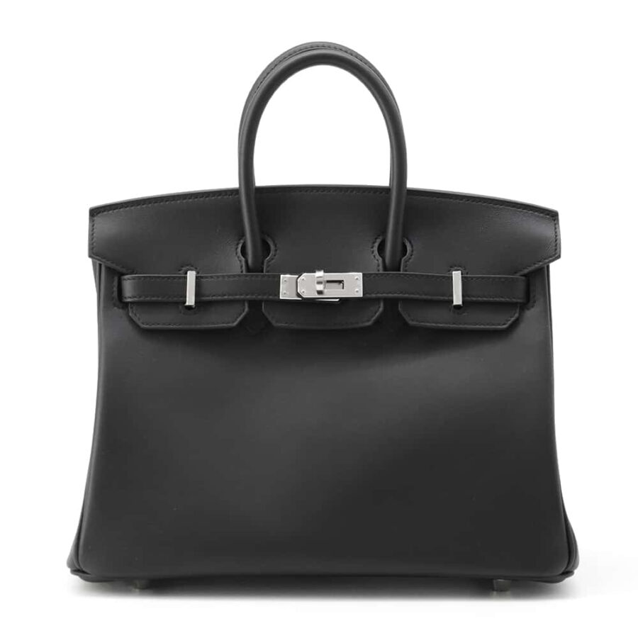 HERMES Birkin Black Swift Leather Size 25 | Studio Nafay