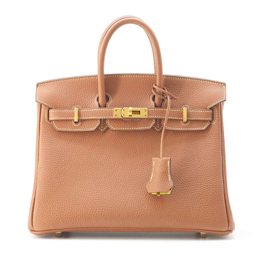 HERMES Birkin SPO Gold/ Lime Togo Leather Size 25 | Studio Nafay