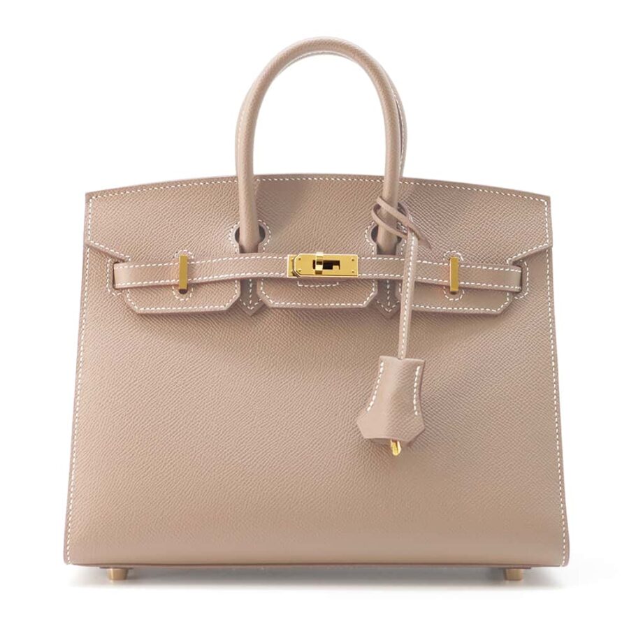 HERMES Birkin Sellier Etoupe Epsom Size 25 | Studio Nafay