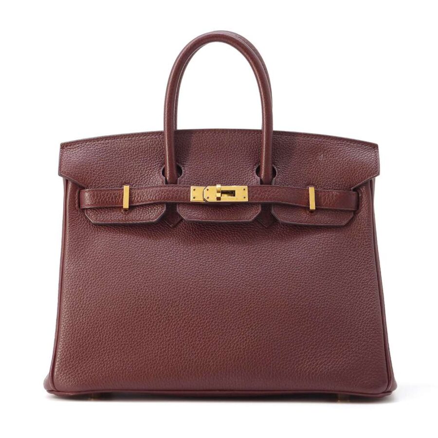 HERMES Birkin Bordeaux Togo Leather Size 25 | Studio Nafay