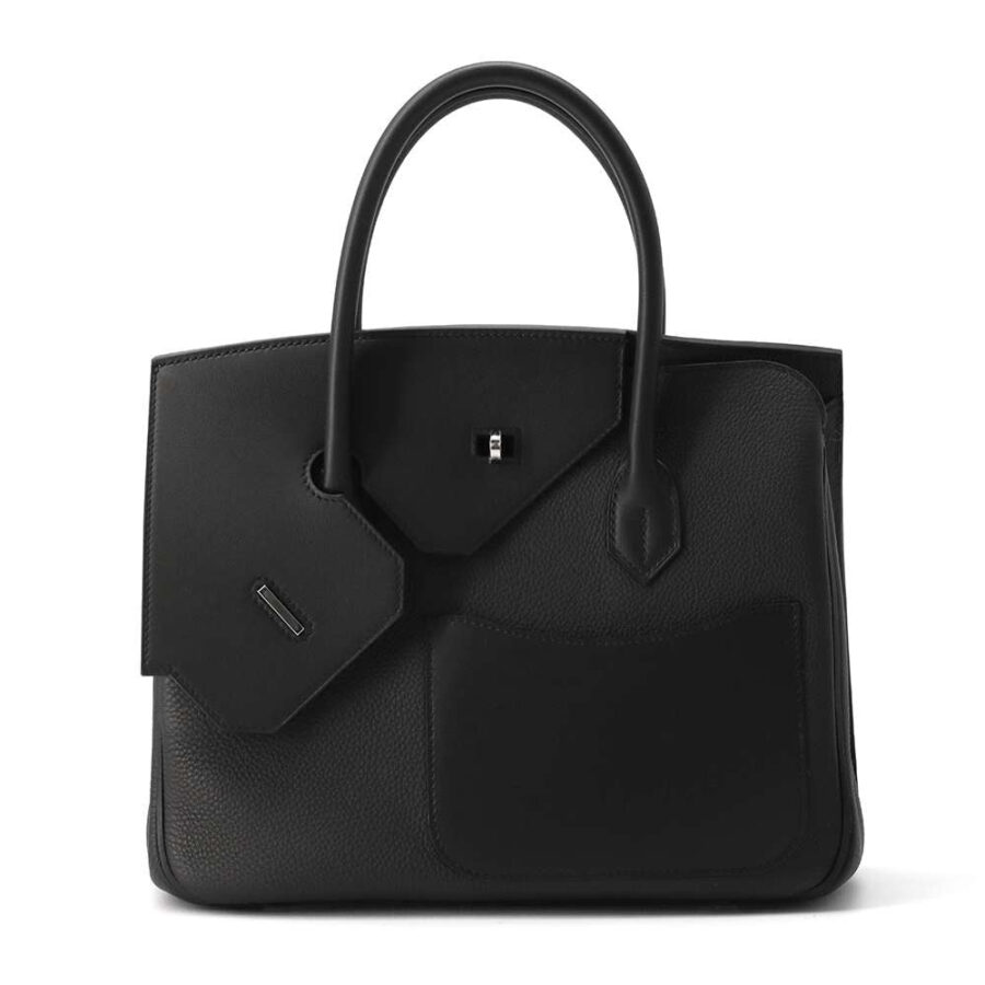 HERMES Birkin disorder Black Togo Leather Swift Leather Size 30 | Studio Nafay