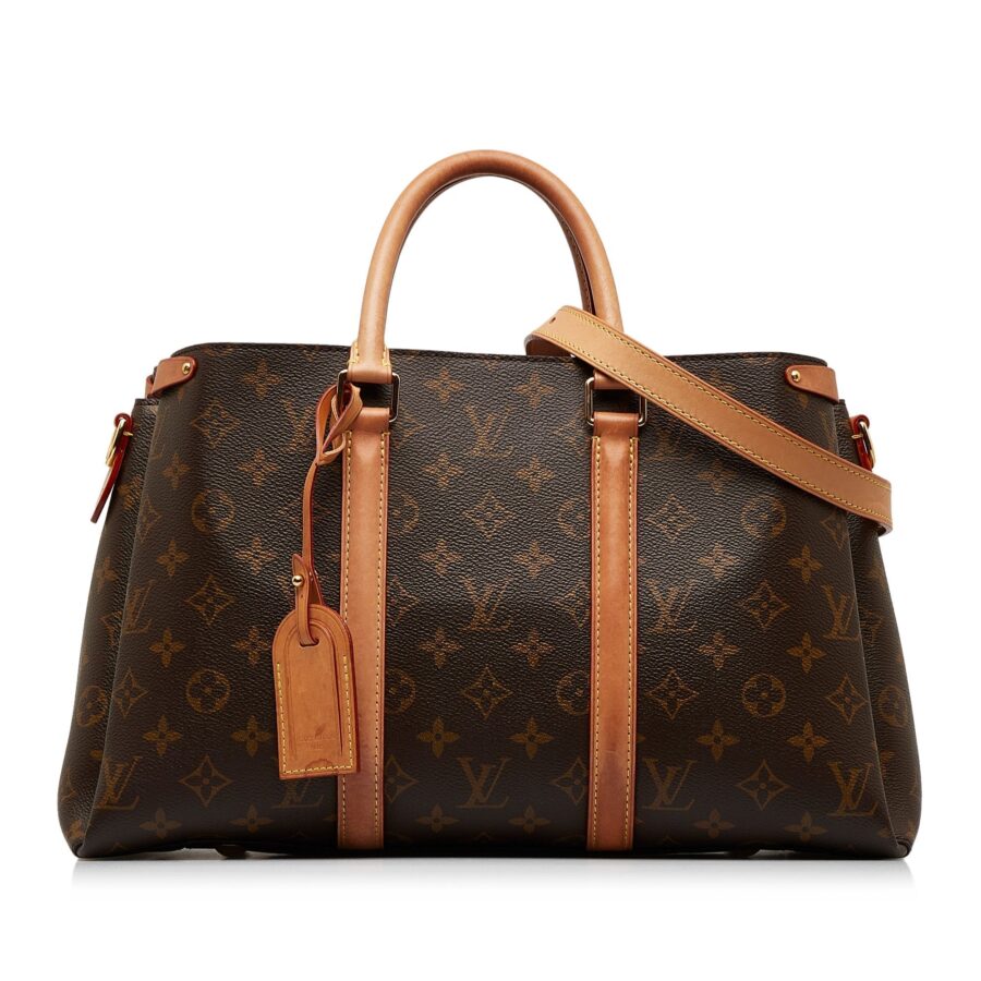 LOUIS VUITTON Monogram Soufflot MM Satchel | Studio Nafay