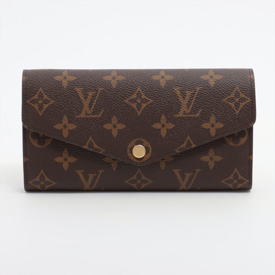 Louis Vuitton Monogram Portefolio Sarah Brown Long Wallet | Studio Nafay
