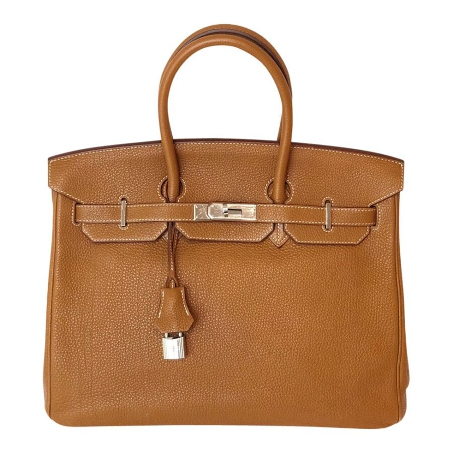 HermesBirkin 35 Bag Gold Togo PHW | Studio Nafay