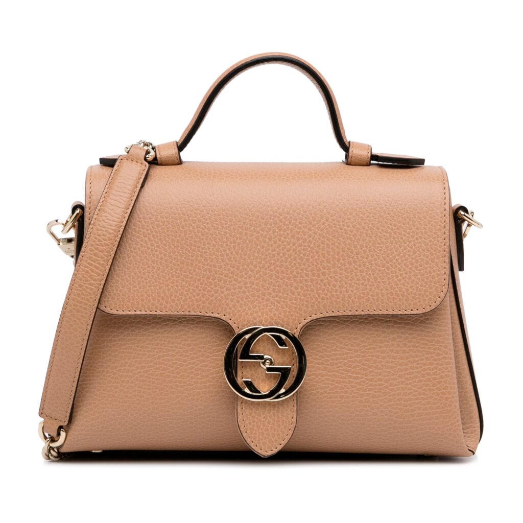 Gucci Interlocking G Brown Calfskin Dollar - Product Image 2