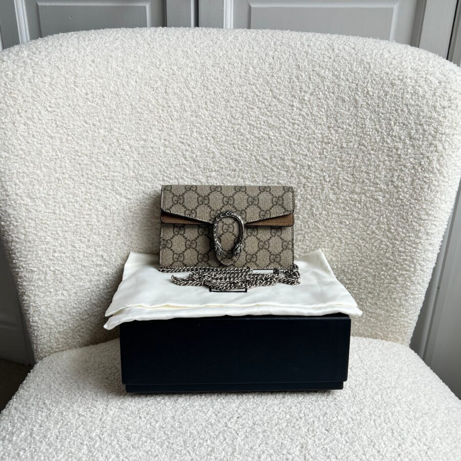 Gucci Dionysus GG Supreme Super Mini Shoulder Bag (RRP £835) | Studio Nafay
