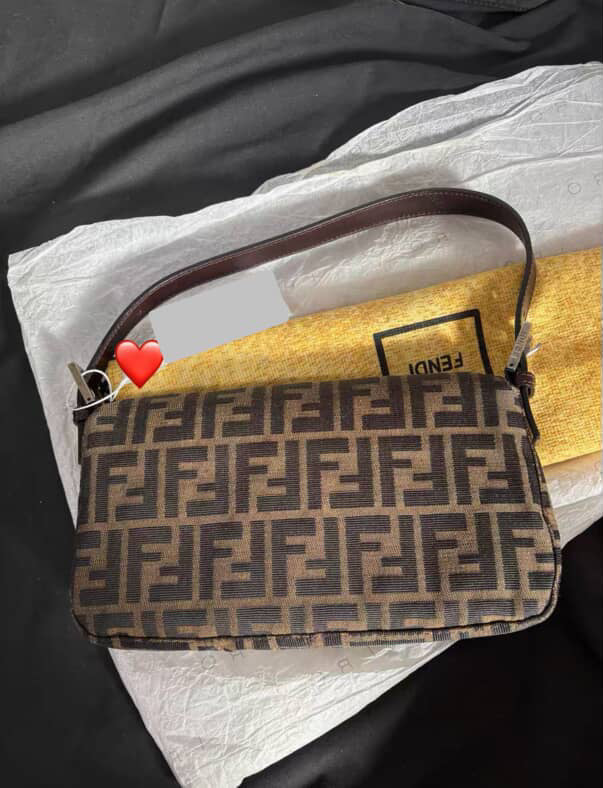 Fendi Baguette in Brown Zucca (Final Payment)