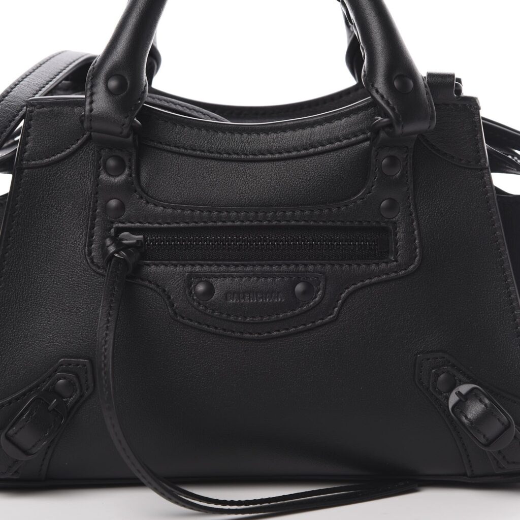 BALENCIAGA CALFSKIN LEATHER NEO MINI CITY BAG - Product Image 2