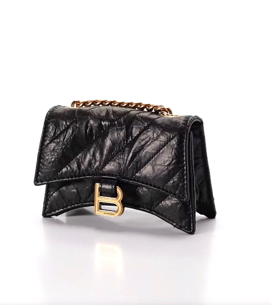 BALENCIAGA CRUSH QUILTED CALFSKIN MINI CHAIN BAG - Product Image 2